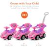 imageBest Choice Products Kids 3in1 Push and Pedal Car Toddler Ride On wHandle Horn Music  RedPink