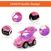 imageBest Choice Products Kids 3in1 Push and Pedal Car Toddler Ride On wHandle Horn Music  RedPink