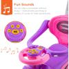imageBest Choice Products Kids 3in1 Push and Pedal Car Toddler Ride On wHandle Horn Music  RedPink