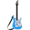 imageBest Choice Products Kids Electric Musical Guitar Play Set Toy Guitar Starter Kit Bundle w 6 Demo Songs Whammy Bar Microphone Amp AUX 2 Sticker Sheets  PinkElectric Blue