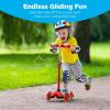 imageBest Choice Products Kids Mini Kick Scooter Toy wLightUp Wheels Height Adjustable TBar Foot Break  YellowRed