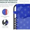 imageBest Choice Products Oversized Zero Gravity Chair Folding Outdoor Patio Lounge Recliner wCup Holder Accessory Tray Pillow  TanAmerican Flag