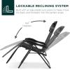 imageBest Choice Products Oversized Zero Gravity Chair Folding Outdoor Patio Lounge Recliner wCup Holder Accessory Tray Pillow  TanCamouflage