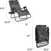 imageBest Choice Products Oversized Zero Gravity Chair Folding Outdoor Patio Lounge Recliner wCup Holder Accessory Tray Pillow  TanCamouflage