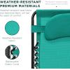 imageBest Choice Products Oversized Zero Gravity Chair Folding Outdoor Patio Lounge Recliner wCup Holder Accessory Tray Pillow  TanMint