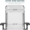 imageBest Choice Products Oversized Zero Gravity Chair Folding Outdoor Patio Lounge Recliner wCup Holder Accessory Tray Pillow  TanSnowBlack