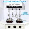 imageBest Choice Products Pretend Play Corner Kitchen Ultimate Interactive Wooden Kids Playset wLights ampamp Sounds Ice Maker Hood  EspressoCream