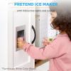 imageBest Choice Products Pretend Play Corner Kitchen Ultimate Interactive Wooden Kids Playset wLights ampamp Sounds Ice Maker Hood  EspressoWhite