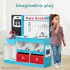 imageBest Choice Products Pretend Play Doctors Office Wooden Medical Center Toy Set for Kids wCarrying Case All Accessories Included Height Measurer 2Piece Costume  PinkPink
