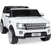 imageBest Choice Products 12V 37 MPH 2Seater Licensed Land Rover Ride On Car Toy wParent Remote Control MP3 Player  WhiteWhite