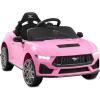 imageBest Choice Products Kids 12V Electric Ride On Car Officially Licensed Ford Mustang wParent Control LED Lights 2 Speeds Bluetooth  YellowPink