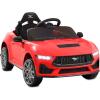 imageBest Choice Products Kids 12V Electric Ride On Car Officially Licensed Ford Mustang wParent Control LED Lights 2 Speeds Bluetooth  YellowRed