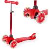 imageBest Choice Products Kids Mini Kick Scooter Toy wLightUp Wheels Height Adjustable TBar Foot Break  YellowRed