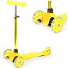 imageBest Choice Products Kids Mini Kick Scooter Toy wLightUp Wheels Height Adjustable TBar Foot Break  YellowYellow