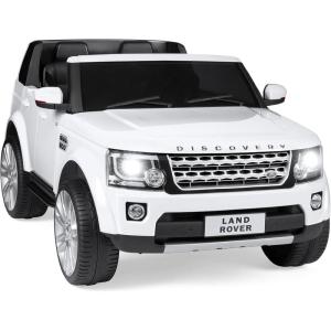 imageBest Choice Products 12V 37 MPH 2Seater Licensed Land Rover Ride On Car Toy wParent Remote Control MP3 Player  WhiteWhite