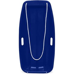 imageBest Choice Products 35in Kids Plastic Toboggan Snow Sled wPull Rope 2 HandlesNavy