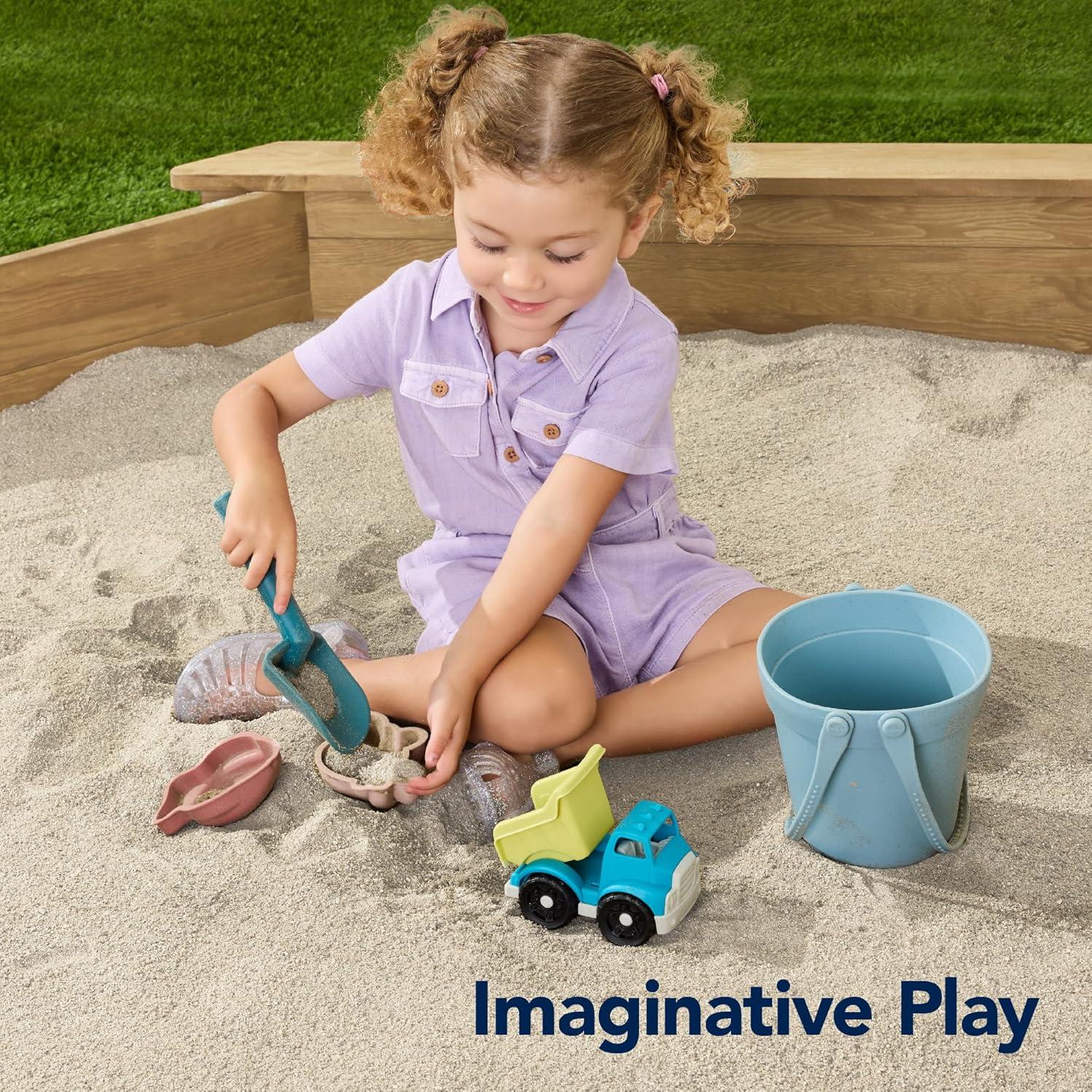 imageBest Choice Products Kids Large Octagonal Wooden Outdoor Sandbox with Cover w 4 Reinforced Benches 8 Seats XL Sandpit Bottom Liner  BrownNatural