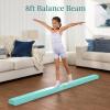 imageBest Choice Products 10ftx4ftx2in Folding Gym Mat 4Panel Exercise Gymnastics Aerobics Workout Fitness Floor Mats wCarrying HandlesAqua wBeam