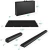 imageBest Choice Products 10ftx4ftx2in Folding Gym Mat 4Panel Exercise Gymnastics Aerobics Workout Fitness Floor Mats wCarrying HandlesBlack wBlack