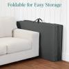 imageBest Choice Products 10ftx4ftx2in Folding Gym Mat 4Panel Exercise Gymnastics Aerobics Workout Fitness Floor Mats wCarrying HandlesCharcoal