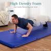 imageBest Choice Products 10ftx4ftx2in Folding Gym Mat 4Panel Exercise Gymnastics Aerobics Workout Fitness Floor Mats wCarrying HandlesEclipse