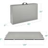 imageBest Choice Products 10ftx4ftx2in Folding Gym Mat 4Panel Exercise Gymnastics Aerobics Workout Fitness Floor Mats wCarrying HandlesGray