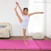 imageBest Choice Products 10ftx4ftx2in Folding Gym Mat 4Panel Exercise Gymnastics Aerobics Workout Fitness Floor Mats wCarrying HandlesGray