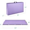imageBest Choice Products 10ftx4ftx2in Folding Gym Mat 4Panel Exercise Gymnastics Aerobics Workout Fitness Floor Mats wCarrying HandlesPurple
