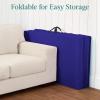 imageBest Choice Products 10ftx4ftx2in Folding Gym Mat 4Panel Exercise Gymnastics Aerobics Workout Fitness Floor Mats wCarrying HandlesRoyal Blue