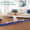 imageBest Choice Products 10ftx4ftx2in Folding Gym Mat 4Panel Exercise Gymnastics Aerobics Workout Fitness Floor Mats wCarrying HandlesRoyal Blue wBeam