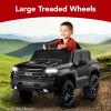 imageBest Choice Products 12V Licensed Chevrolet Silverado Ride On Truck Electric Car Toy wParent Remote Control Truck Bed Storage Bluetooth Speaker LED Lights 25 MPH Max Speed  PinkWhite