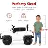 imageBest Choice Products 12V Licensed Chevrolet Silverado Ride On Truck Electric Car Toy wParent Remote Control Truck Bed Storage Bluetooth Speaker LED Lights 25 MPH Max Speed  PinkWhite