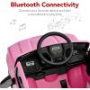 imageBest Choice Products 12V Licensed Chevrolet Silverado Ride On Truck Electric Car Toy wParent Remote Control Truck Bed Storage Bluetooth Speaker LED Lights 25 MPH Max Speed  PinkPink