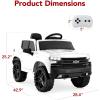 imageBest Choice Products 12V Licensed Chevrolet Silverado Ride On Truck Electric Car Toy wParent Remote Control Truck Bed Storage Bluetooth Speaker LED Lights 25 MPH Max Speed  PinkWhite