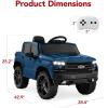 imageBest Choice Products 12V Licensed Chevrolet Silverado Ride On Truck Electric Car Toy wParent Remote Control Truck Bed Storage Bluetooth Speaker LED Lights 25 MPH Max Speed  PinkBlue