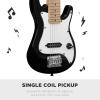 imageBest Choice Products 30in Beginners Electric Guitar Beginner Starter Kit w 5W Amplifier Strap Gig Bag Strings Picks  BlackBlack