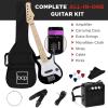 imageBest Choice Products 30in Beginners Electric Guitar Beginner Starter Kit w 5W Amplifier Strap Gig Bag Strings Picks  BlackBlack