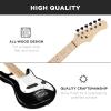 imageBest Choice Products 30in Beginners Electric Guitar Beginner Starter Kit w 5W Amplifier Strap Gig Bag Strings Picks  BlackBlack