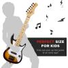 imageBest Choice Products 30in Beginners Electric Guitar Beginner Starter Kit w 5W Amplifier Strap Gig Bag Strings Picks  BlackSunburst
