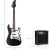imageBest Choice Products 39in Full Size Beginner Electric Guitar Starter Kit wCase Strap 10W Amp Strings Pick Tremolo Bar  SunburstJet Black