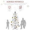 imageBest Choice Products 3ft Wrought Iron Ornament Display Christmas Tree wEasy Assembly and Stand  GoldBlack