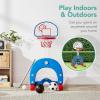 imageBest Choice Products 3in1 Toddler Basketball Hoop Sports Activity CenterWhite With Golf