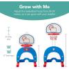 imageBest Choice Products 3in1 Toddler Basketball Hoop Sports Activity CenterWhite With Golf