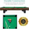 imageBest Choice Products 40in Tabletop Billiard Table Pool Arcade Game Table for Living Room Game Room w 2 Cue Sticks Ball Set Storage BagWalnut
