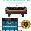 imageBest Choice Products 4in1 Multi Game Table Childrens Combination Arcade Set for Home Play Room Rec Room wPool Billiards Air Hockey Foosball and Table TennisArcade