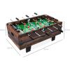 imageBest Choice Products 4in1 Multi Game Table Childrens Combination Arcade Set for Home Play Room Rec Room wPool Billiards Air Hockey Foosball and Table TennisDark Wood