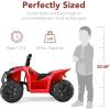 imageBest Choice Products 6V Kids Ride On Toy 4Wheeler Quad ATV Play Car w 18MPH Max Speed Treaded Tires Rubber Handles PushButton Accelerator  GreenRed