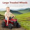 imageBest Choice Products 6V Kids Ride On Toy 4Wheeler Quad ATV Play Car w 18MPH Max Speed Treaded Tires Rubber Handles PushButton Accelerator  GreenRed