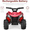 imageBest Choice Products 6V Kids Ride On Toy 4Wheeler Quad ATV Play Car w 18MPH Max Speed Treaded Tires Rubber Handles PushButton Accelerator  GreenRed