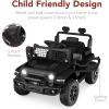 imageBest Choice Products 6V Kids Ride On Toy Mini Truck Electric Play Car wParent Remote Control 4Wheel Suspension LED Lights 2 Speeds Functional Horn 31MPH Max Speed  SandBlack